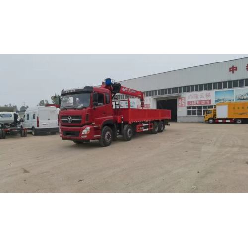 Grue montée sur camion à flèche télescopique pour camion lourd