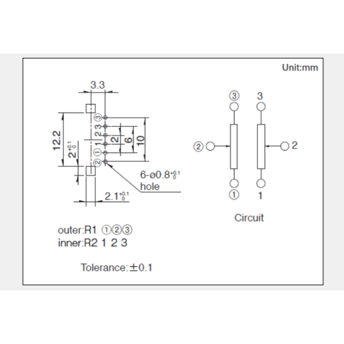 RK12L Series Rotating potentiometer