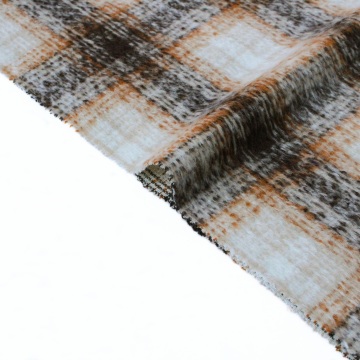 Heavyweight Woven Check Polyester Fabric