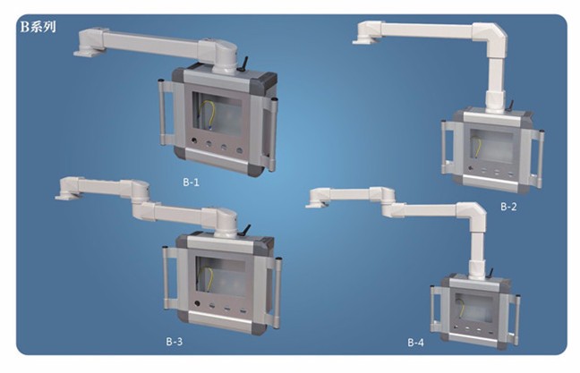 Customizable Support Arm System CNC Bridge Saw Touch Screen