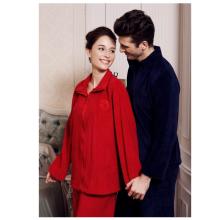 Unisex Coral Fleece Classic Pajamas Suit