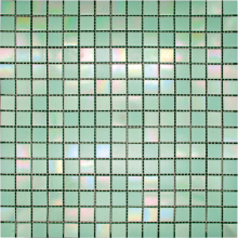 Mosaico interior Backsplash Fash Glass Wall Green Art Crafts