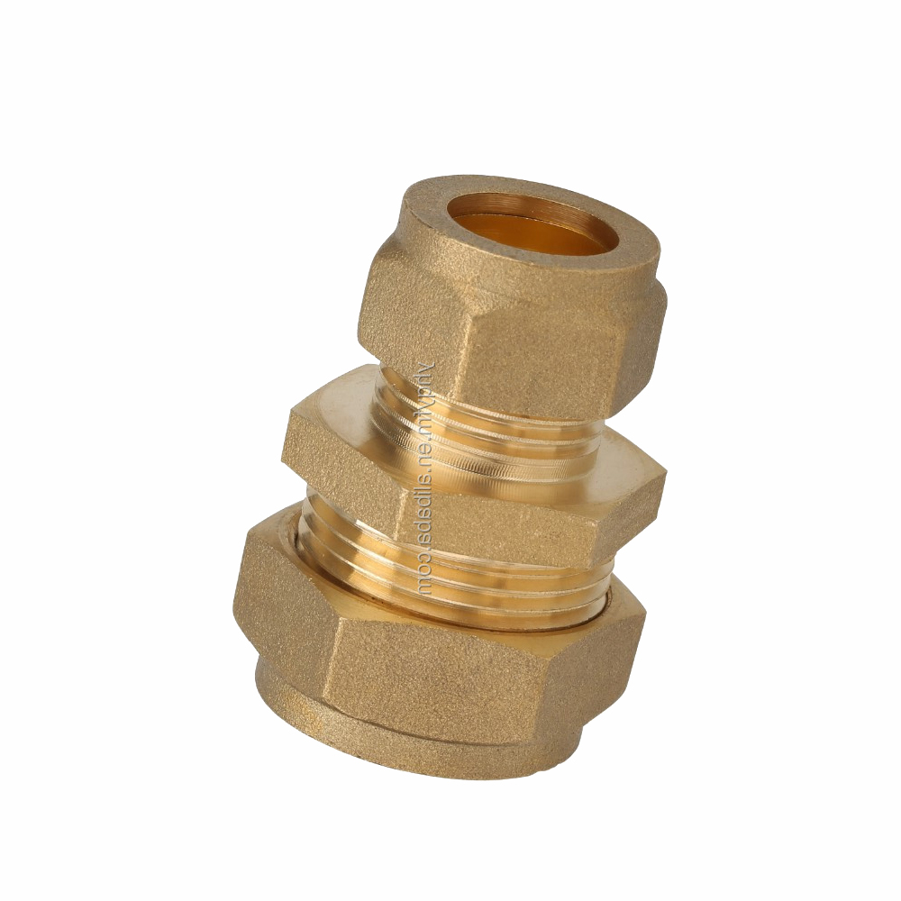 Brass Compression Fitting Coupling Pipe Fitting Tube Fitting factory directly production
