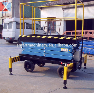3meter Portable hydraulic lift table,Hydraulic scissor lift table truck