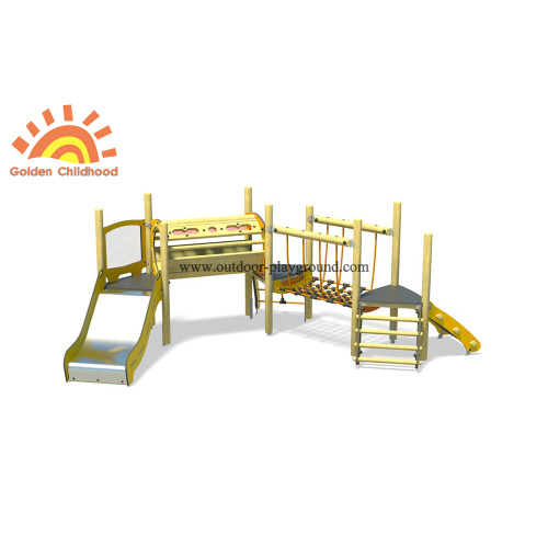 HPL Small Structures Wooden Bridge Park For Toddler