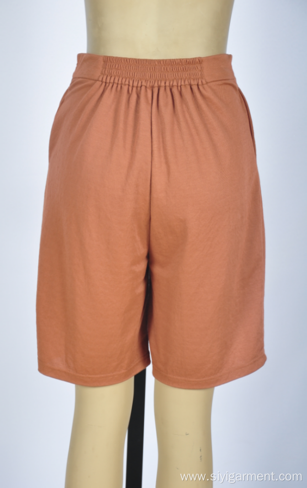 Cool Orange Shorts For Lady