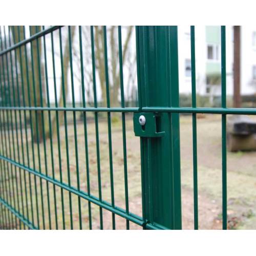 double wire mesh panel fence