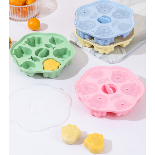 Tùy chỉnh silicone em bé khay nibble