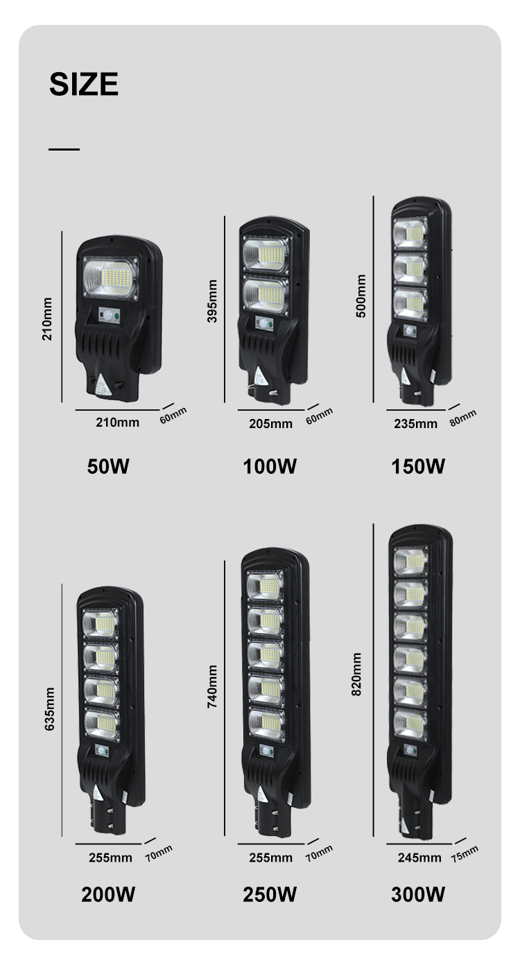 integrated solar street light