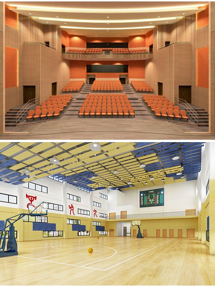 painel acústico de madeira ranhurada grooved wood acoustic panel