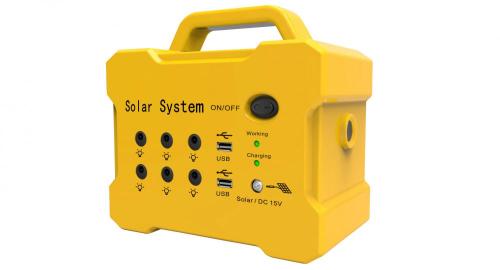 15W sistema de luz solar con radio