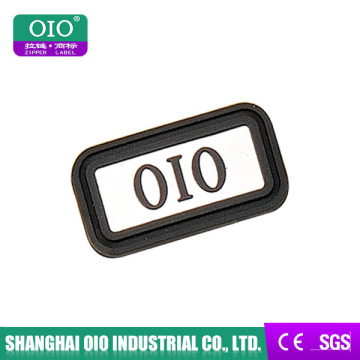 OIO Factory Custom PU Label For Garment