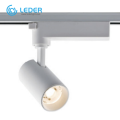 LEDER Faretto a binario LED bifase 12W in alluminio