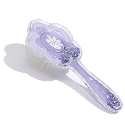 Transparent Cartoon Hair Comb for Smooth Hair and Skin Massage