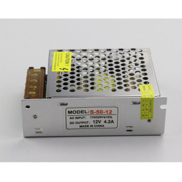 Fuente de alimentación LED 12V 4.2A 50W S-50W-12