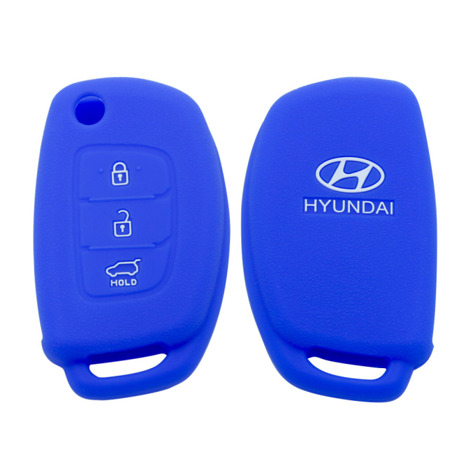 Hyundai Silicon 3 Buttons Key Case