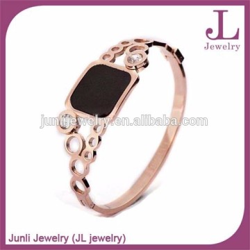 Stainless Steel Rose Gold Bangle Gold Jewellery Bangles