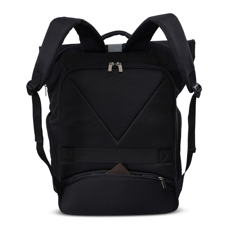 Fashion Men Multipurpose Travel Waterproof Daypack Anti Theft Expandable Roll Top Business Laptop Backpack