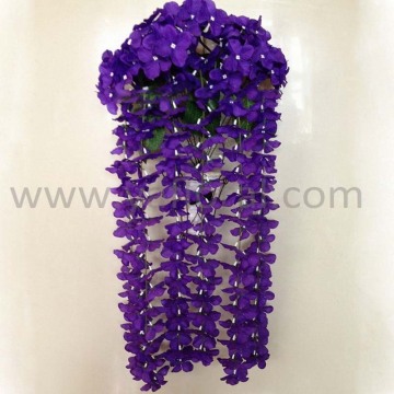 Artificial flower vines purple vines artificial decorative garlands for decoration from yafloral