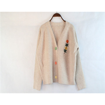 Casual Flower Knitted Sweater Wholesale