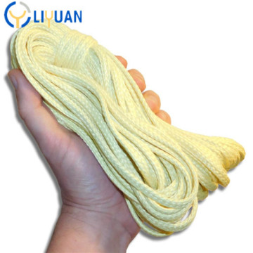 High strength braided kevlar rope