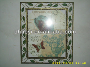 wrought iron photo frame