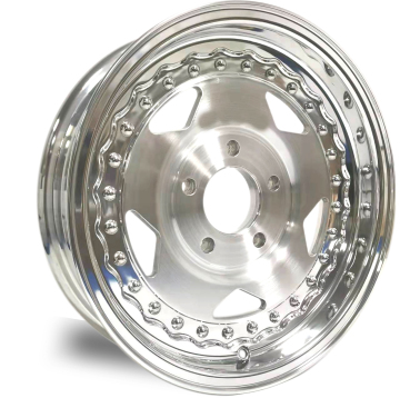 Convo Pro Wheel 15X4.0 5X120.65 ET-19 Backspace 1.75 Inch AutoDrag Alloy Wheels for Valiant Vehicle
