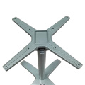 Good quality Grey folding aluminum table base bar table base