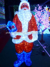 christmas decorative led acrylic santa claus