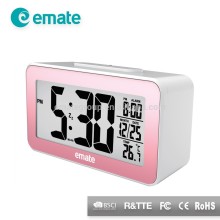 Light sensor Digital Clock with 8 nature alarm sounds(Emate)