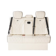 Custom Colors Leather Luxury VIP Car Seat for Benz Vito: Rear Seat Refit & Sofabed