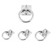Hardware Square-shaped Eye Pad stainless steel mooring rings Eye Plate 6mm