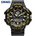 SMAEL Heren Militair Horloge LED Quartz Klok Sport