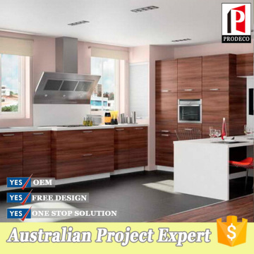 Australian standard wood veneer kitchen pantry cabinets design