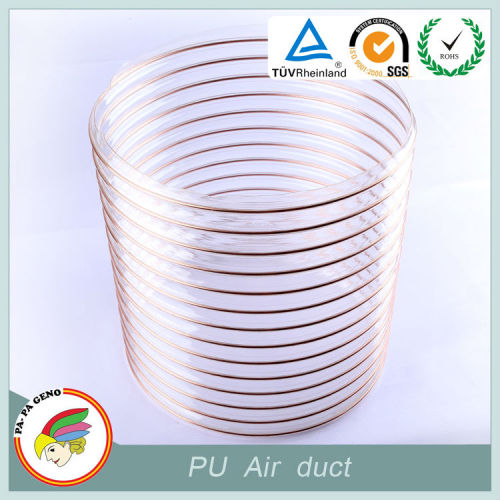 25-400mm PU tubes for ducting hot air