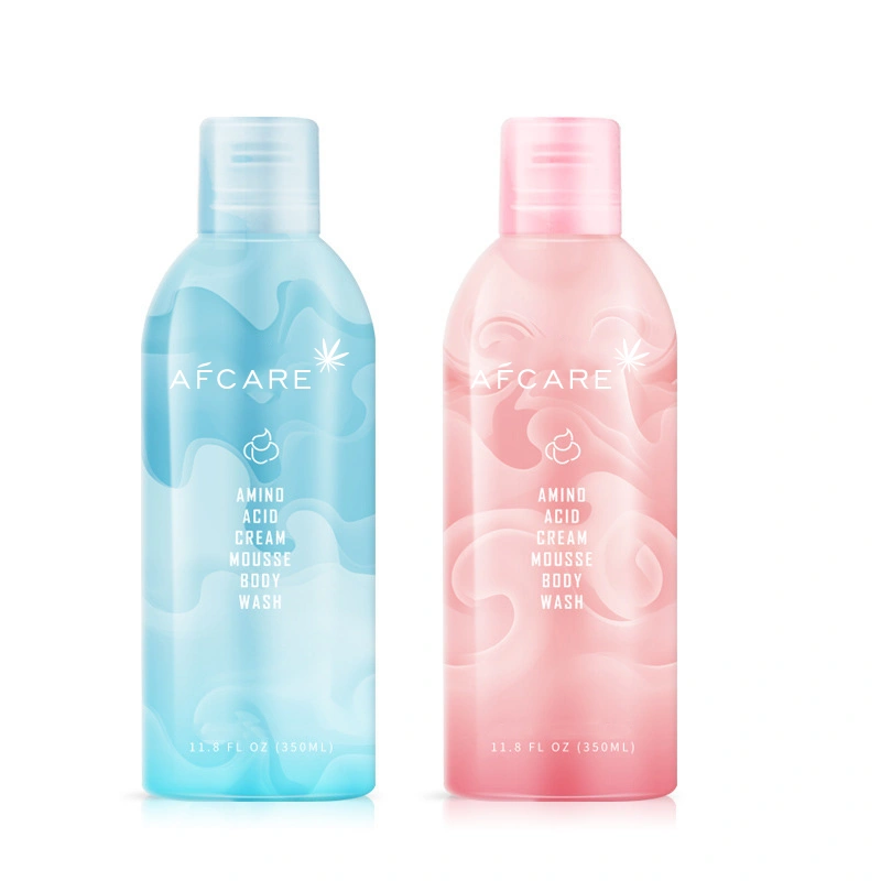 OEM ODM Private Shower Shampoo Label Smoothing and Moisturizing 500ml Sakura Bubble Shower Gel