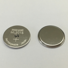 maxell ml2016 rechargeable button cell