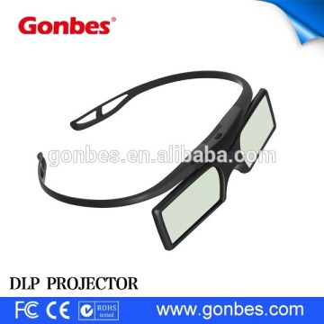 2015 hot sale OEM printing active 3d 1080p video projector glasses