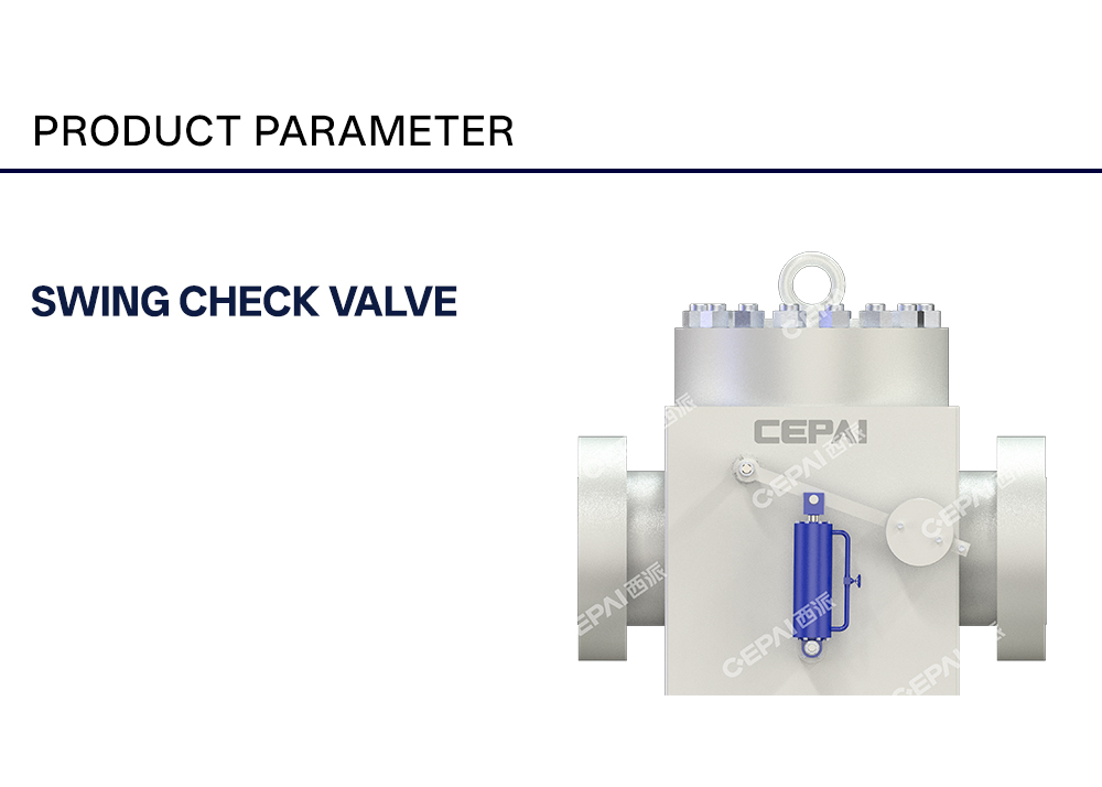 YAXŞI KLAVAN SWING CHECK VALVE