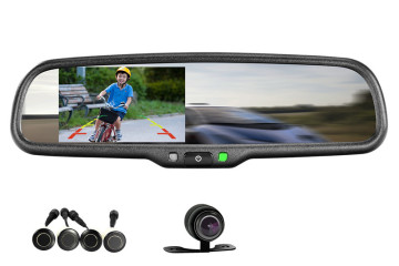 Panoramic Rear View Mirror with Detector De Radar Sensor Rear View Mirror Camera