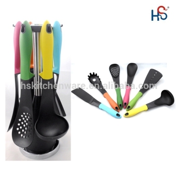 2015 new design kitchen plastic kitchen utensil carousel cooking ware 1566a