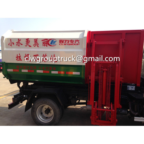 Dongfeng 153 14CBM รถบรรทุกขยะไฮดรอลิคยก