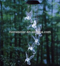 Flying Hummingbird Solar Mobiles With Bright LEDs