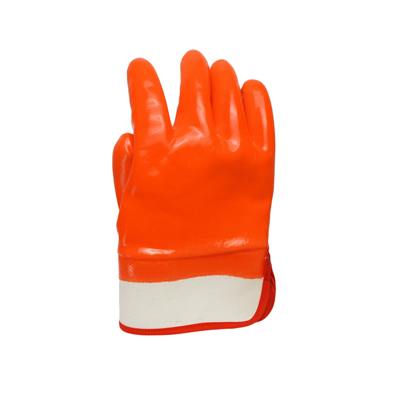 Migliore Grip Grip Orange Sicurezza Guanto in PVC