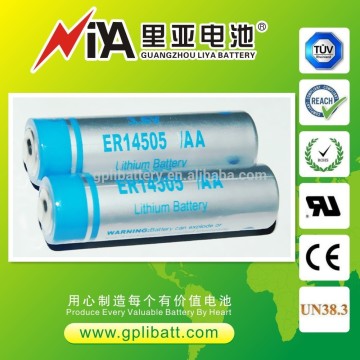 er14505h lithium battery aa size er14505 battery
