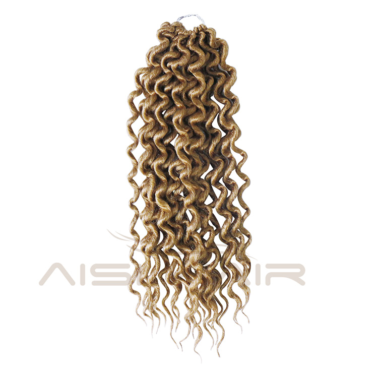 Aisi Hair Faux Locs Curly 18 Inch 24 Roots Afro Soft Crochet Braids Hair Extensions Bohemian Gypsy Locs Braids Hair