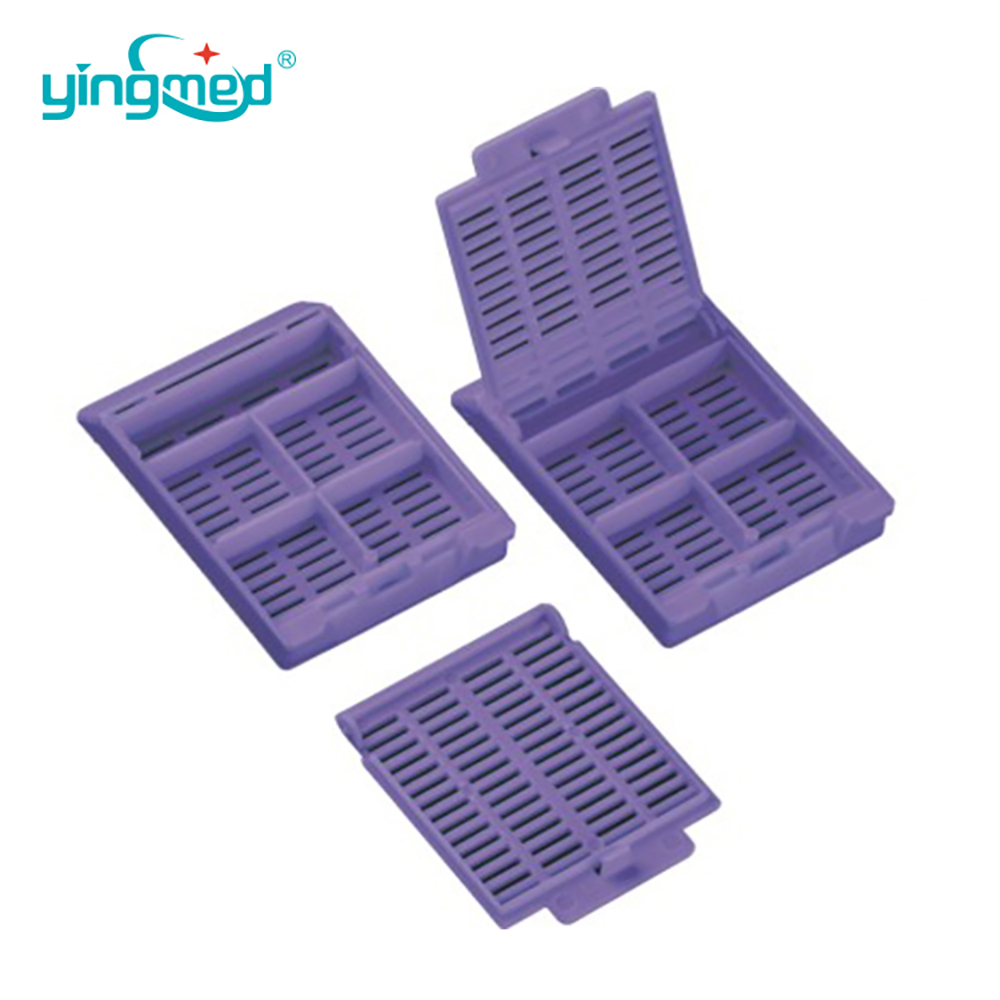 Biopsy Tissue Embedding Cassette Hinge-lock Square Hole Box