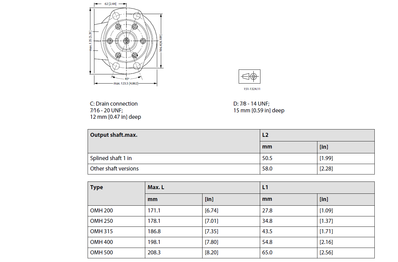 Hot sale OMH-500 OMH 500 OMH500 low speed 220nm large torque hydraulic motor