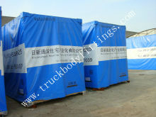 pvc tarpaulin for container curtain truck cover