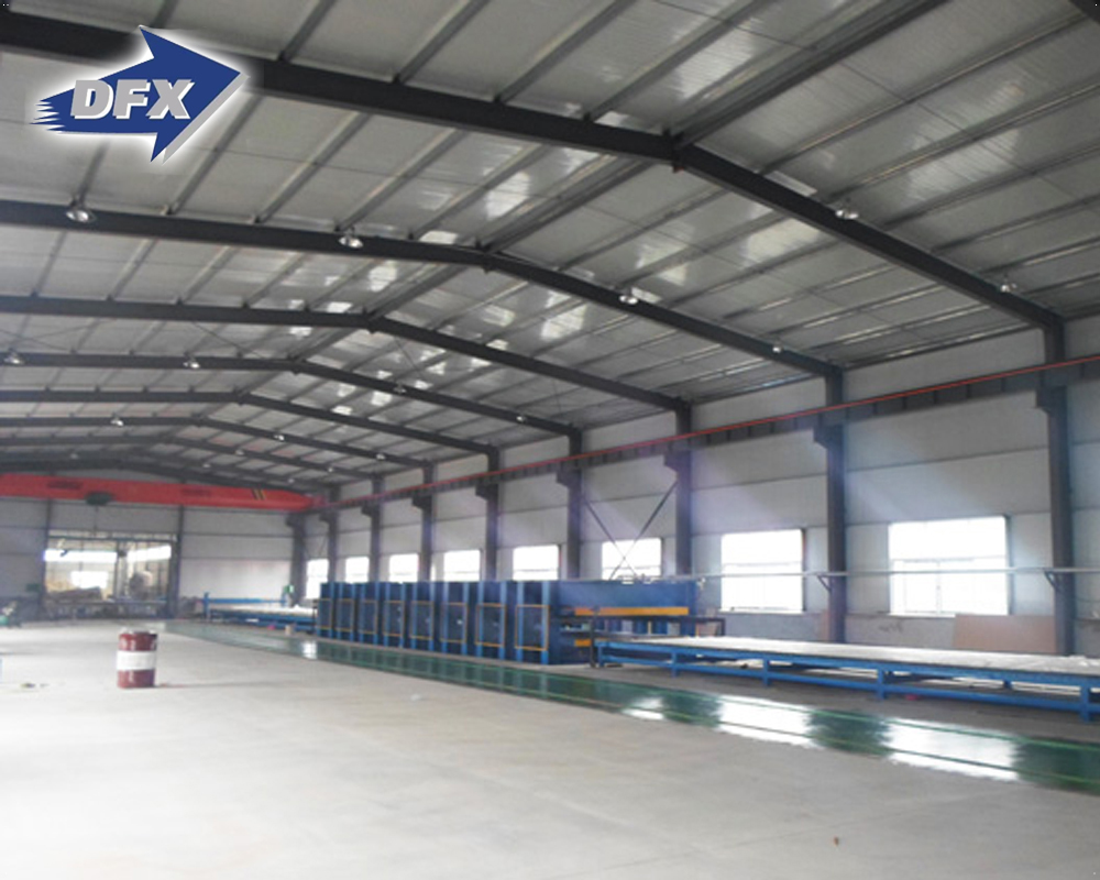 Qingdao Gable Frame Light Metal Roof Building Prefabricated Industrial Steel Structure Warehouse